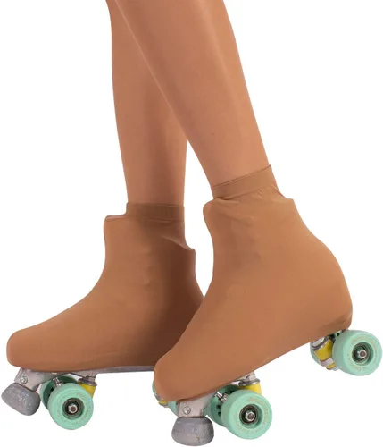 Vista 2 de CALZITALY 70 DEN - Fundas para botas de patinaje sobre ruedas, para mujeres y niñas (negropiel)