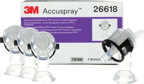 Vista 7 de 3M Accuspray - Recambios de boquilla de pistola de pintura para PPS 2.0, 26612, 0.047 pulgadas, color azul, uso con sistema de pistola