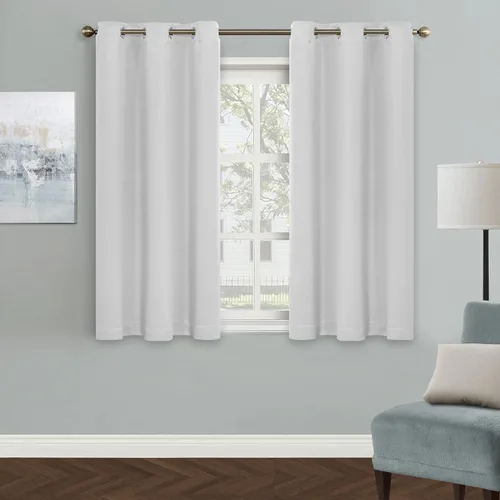 Vista 69 de MYSKY HOME Cortinas Aqua para Armario para Entrada Cortina Opaca para Puerta para Sala de Estar Cortina Oscurecedora de Habitación con Ojales