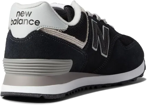 Vista 5 de New Balance - Tenis para mujer 574 Core, NegroBlanco, 7,5