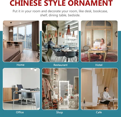 Vista 2 de BESPORTBLE CAI Shen - Estatua de Feng Shui, Dios de la riqueza, 2.5 x 3.5 pulgadas, adornos de resina de la suerte para sala de estar, dormitorio