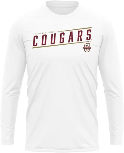 Vista 48 de Camisa deportiva de manga larga oficial de la NCAA Collegiate para hombre, colección de carbón elegante Universidad Estatal de Arizona/W/Sleek/Ls