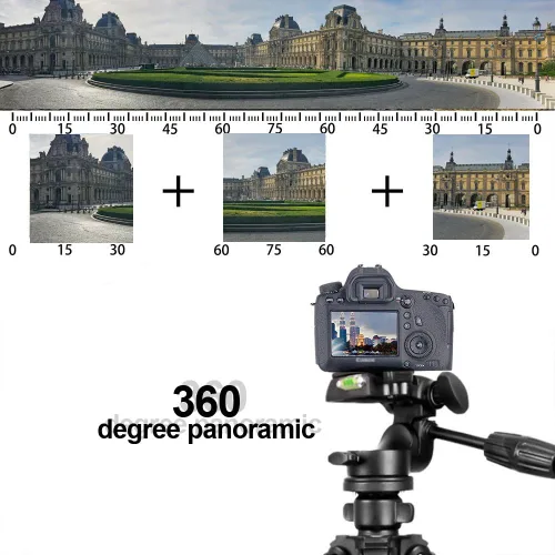 Vista 5 de Gosky Trípode - Trípode portátil de viaje para telescopios de visión, binoculares, videocámaras o cámaras SLR (Pro (61 pulgadas)