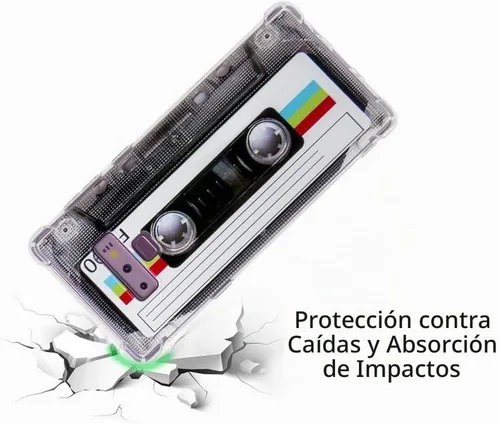 Vista 6 de FAteamll Funda para Galaxy Note 9 con esquinas reforzadas TPU suave parachoques retro cassette cinta caso compatible con Samsung Galaxy Note 9