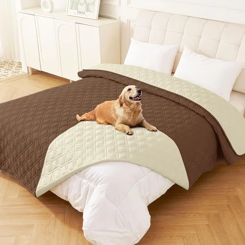 Vista 145 de Manta impermeable para cama de perro, mantas suaves para mascotas, funda impermeable para sofá para perros, fundas reversibles lavables para muebles