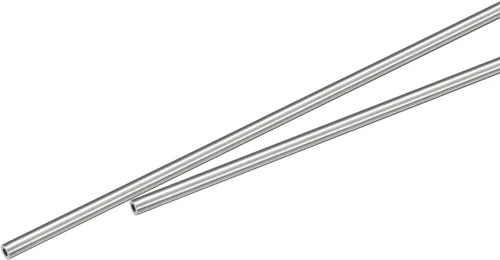 Vista 7 de Uxcell Tubo capilar de acero inoxidable 304, OD 0.4 mm x 0.1 mm de grosor de pared, 250 mm de longitud, tubo metálico para maquinaria industrial