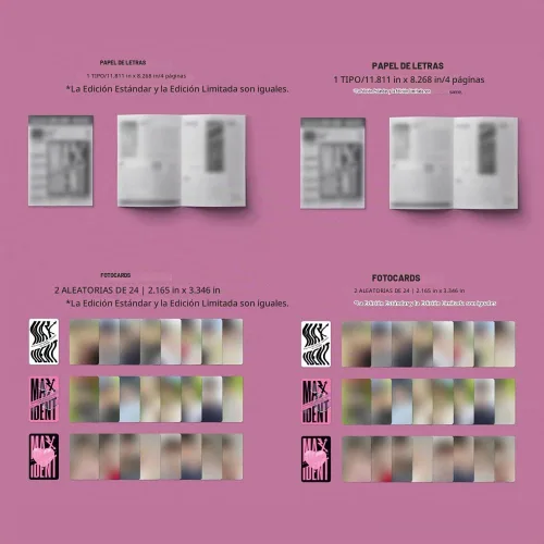 Vista 4 de dreamus Stray Kids (Maxident) Juego de edición estándar + álbum de edición limitada, multicolor