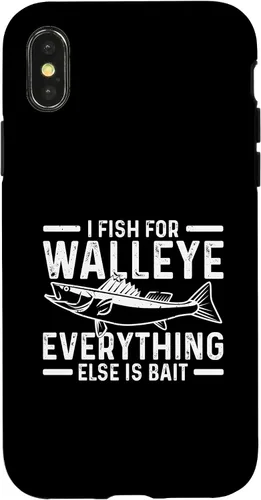 Vista 4 de Funda para iPhone 15 I Fish For Walleye Fishing Walleye Fisherman