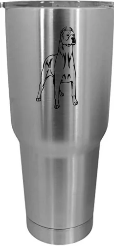 Vista 26 de Cairn Terrier - Vaso grabado con temática de perro, 30 onzas