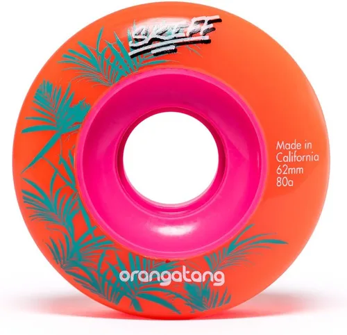Vista 2 de Orangatang Skiff - Juego de 4 ruedas para patineta (2.441 in)