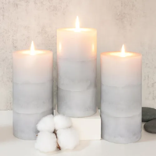 Vista 12 de Pillar Candles - Vela perfumada de Immeiscent para aromaterapia, con aroma a cupcake de vainilla, de 50 horas de combustión limpia, velas moteadas