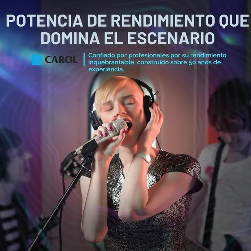 Vista 7 de CAROL E dur-916S - Micrófono vocal dorado XLR con cable para cantar, micrófono supercardioide dinámico con sistema de montaje de doble choque