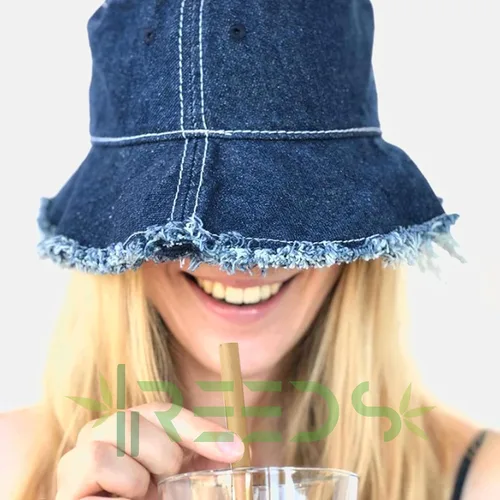 Vista 4 de Pajitas de caña ecológicas, biodegradables, 100% a base de plantas, de un solo uso, similar al bambú, para batidos, batidos, cócteles congelados