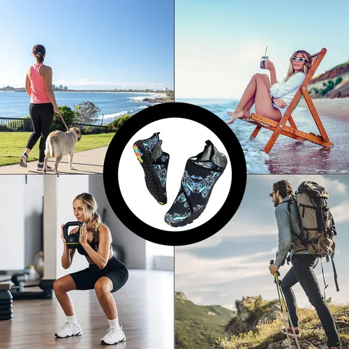 Vista 6 de Men Women Water Shoes Swim Shoes Barefoot Yoga Shoes Beach Aqua Socks Fitness Shoes Quick Dry Breathable Climbing Shoes