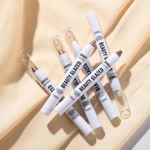 Vista 3 de Beauty Glazed Eye Penci Set - Sombra de ojos en crema mezclable para uso múltiple como delineador de ojos, iluminador