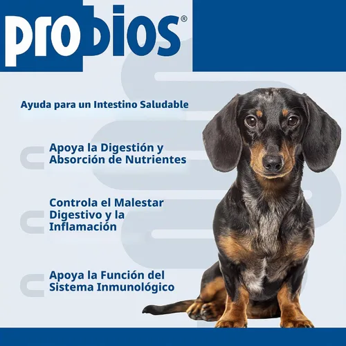 Vista 3 de Probios Masticables blandos probióticos para perros, hígado de pollo, 120