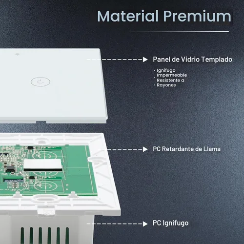 Vista 7 de BSEED Interruptor de luz inteligente, interruptor de luz WiFi Alexa de 1 banda con control remoto de aplicación y función de temporizador