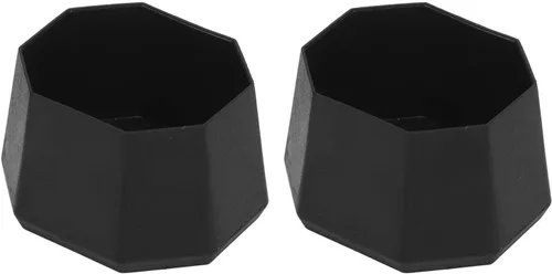 Vista 3 de RiToEasysports Raqueta de tenis, 2 piezas, raqueta de tenis, cubierta final de raqueta de tenis para raqueta de raquetbol, color negro