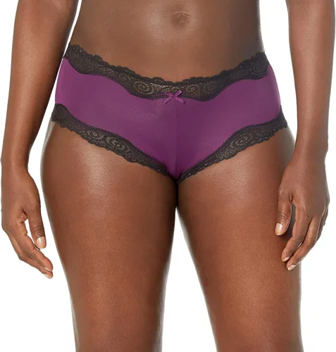 Vista 9 de Maidenform Hipster sexy imprescindible para mujer Negro con negro.