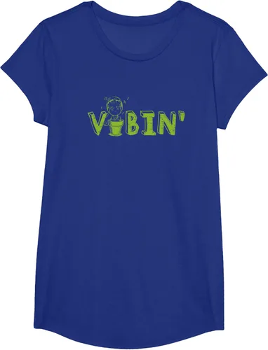 Vista 59 de Marvel Groot Vibin' Headphones Guardians of the Galaxy Camiseta, Negro