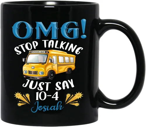 Vista 23 de A Truly Amazing Bus Driver Is Hard To Find, Difficult To Part With & Impossible To Forget Coffee Mug, Personalized Name School Bus Drivers Coffee
