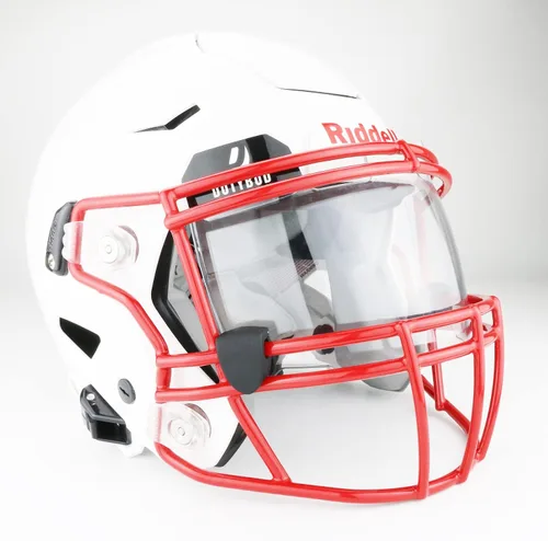 Vista 7 de Clips de repuesto para visera de fútbol para casco de fútbol, ajuste universal (1 par)