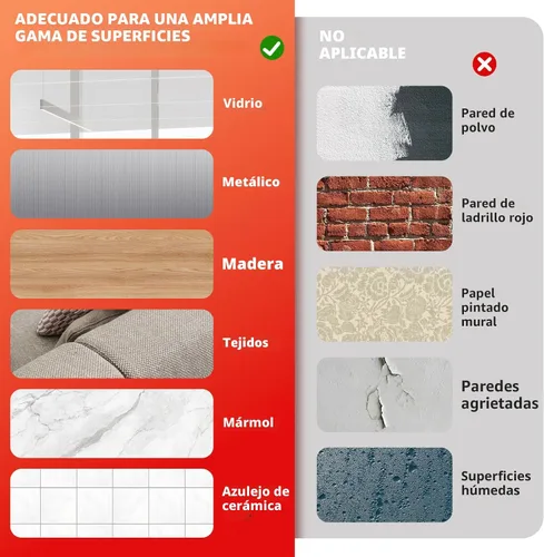 Vista 6 de Cinta de gancho y bucle (1 pulgada × 4 pulgadas), tira adhesiva de alta resistencia, cinta autoadhesiva entrelazada, tiras de montaje adhesivas