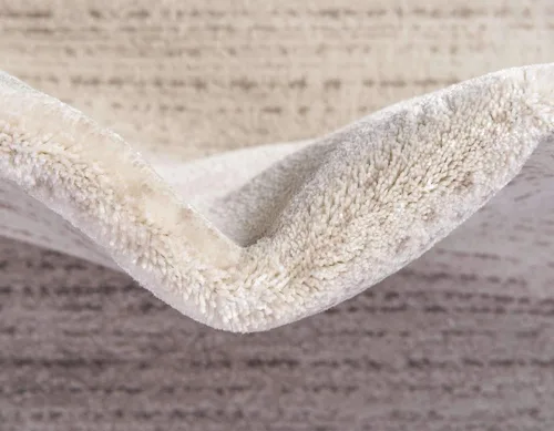 Vista 7 de Unique Loom Colección Uptown de Jill Zarin - Alfombra moderna con textura de estilo griego, color beige (1.25 x 1.85 m)