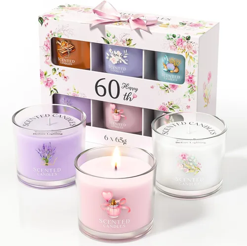 Vista 11 de CHILLFLAME Velas perfumadas de regalo para mujer, juego de regalo de velas para ella, 6 velas votivas perfumadas, regalos de cumpleaños