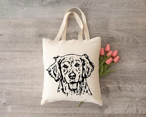 Vista 6 de Pet Studio Art Bolsa de mano para perros, Golden retriever