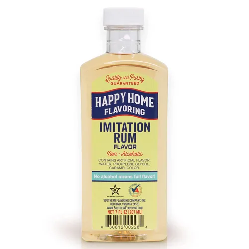 Vista 8 de Happy Home Sabor de nogal negro de imitación, sin alcohol, certificado Kosher, 7 onzas.