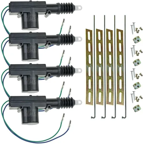 Vista 7 de InstallGear IGDLA-2 - Actuadores universales para cerradura de puerta de automóvil, motor de 12 voltios (paquete de 2)