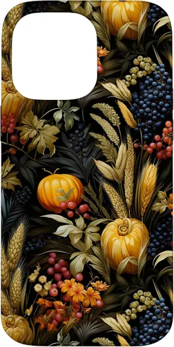 Vista 20 de iPhone 12 mini otoño hojas caídas calabaza especia cosecha feliz otoño caso