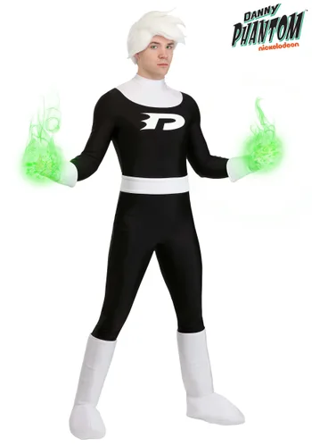 Vista 13 de Disfraz de Hombre Danny Phantom para Hombre de Nickelodeon Multicolor