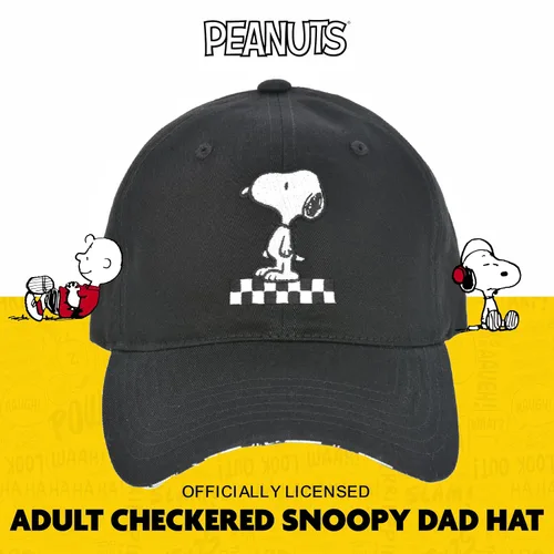Vista 2 de Concept One Peanuts Snoopy Dad - Gorra de béisbol para adultos con ala curvada