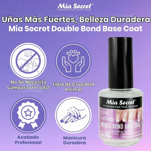 Vista 2 de Mia Secret Capa base profesional de doble enlace