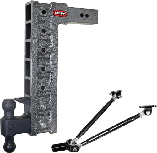 Vista 16 de GEN-Y Hitch Enganche de caída de 6" para receptor de 2.5", 3 posiciones ajustables