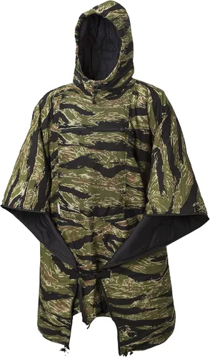 Vista 18 de Helikon-Tex Swagman Roll - Poncho militar multiusos - Poncho de emergencia, manta y chaqueta Woobie