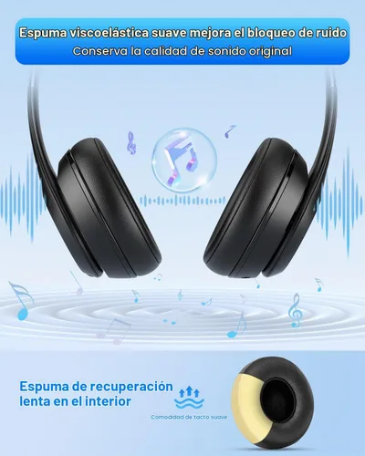 Vista 3 de Link Dream - Almohadillas para auriculares Beats Solo 3 y Solo 2, color negro