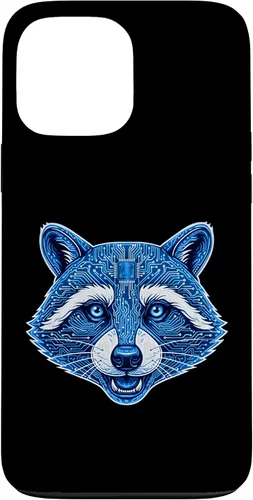 Vista 24 de Raccoon Electronic Computer Circuit CPU Art Case for iPhone 17