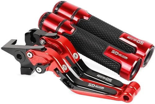 Vista 19 de Motocicleta para BMW F850GS 2017 2018 2019 2020 Frenos de motocicleta Barra de acoplamiento freno de mano Palancas de embrague de freno de mano