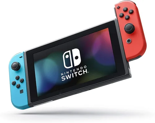 Vista 2 de Nintendo Switch Neon Blue and Neon Red Joy-Con (Renewed)