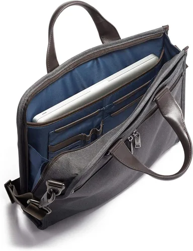 Vista 5 de TUMI - Alpha 3 Slim Deluxe Portfolio Bag - Organizer Briefcase for Men and Women