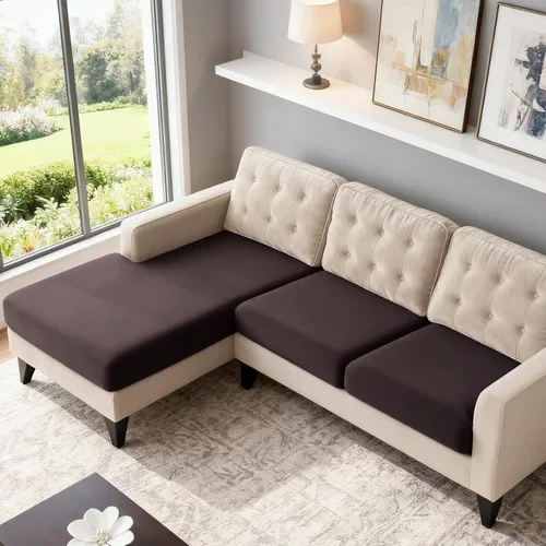 Vista 13 de TAOCOCO Fundas de Cojines de Sofá Elásticas Fundas de Asiento de Silla para Sillón, Fundas de Asiento de Sofá de 1 Pieza Protector de Muebles Suave