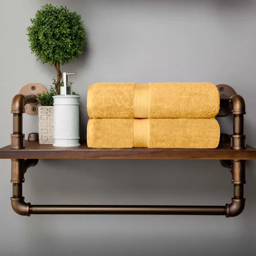 Vista 50 de BNM Toallas de Algodón Egipcio de Peso Pesado, Ideales para Baño, Ducha, Spa, Hotel, 800 GSM, Toallas Faciales/de Aseo, Toallas de Mano, Toallas