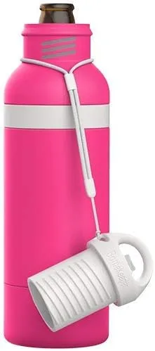 Vista 4 de BottleKeeper X - Botella aislada al vacío de doble pared con un abrebotellas integrado en la tapa atada – Cuello largo de 12 onzas – Protege