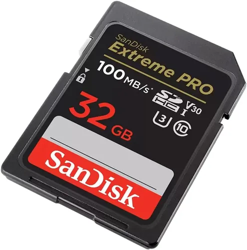 Vista 3 de SanDisk Tarjeta de memoria SDHC UHS-I Extreme PRO de 32 GB, C10, U3, V30, 4K UHD, tarjeta SD - SDSDXXO-032G-GN4IN
