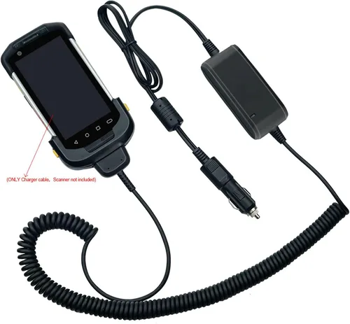 Vista 9 de IYOUBOL Cable de carga de vehículo para TC70 TC72, cable de cargador de coche para símbolo de cebra TC70X TC77,CBL-TC7X-USB1-01 escáner