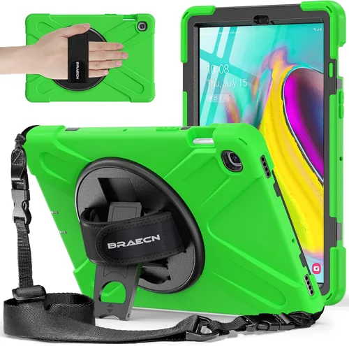 Vista 8 de BRAECNstock Para Samsung Galaxy Tab S5e Funda 10.5 Pulgadas 2019 (SM-T720/T725/T727) Con Protector De Pantalla Soporte De Lápiz Soporte