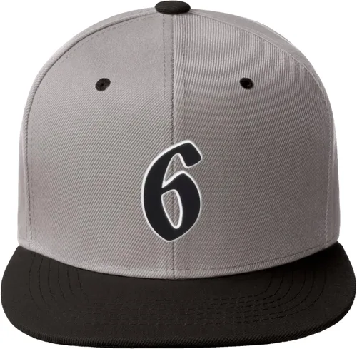 Vista 265 de Daxton Gorra clásica con visera de billete plano con letras del alfabeto inglés antiguo de la A a la Z